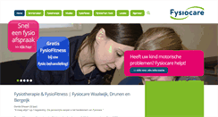 Desktop Screenshot of fysiocare.nl