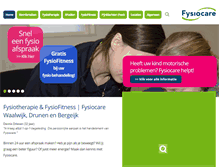 Tablet Screenshot of fysiocare.nl